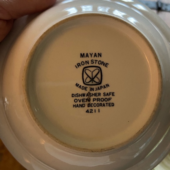 4 Vintage Mayan Iron Stone Bowls - Picture 5 of 6